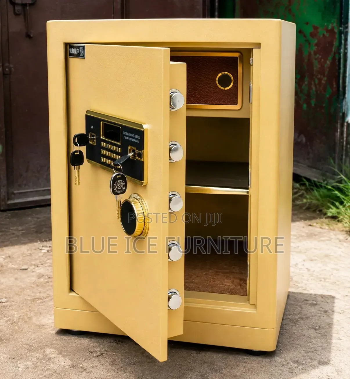 Safe Box;Safe Box With Digital Lock & Key –Heavy Duty Home Office Safe