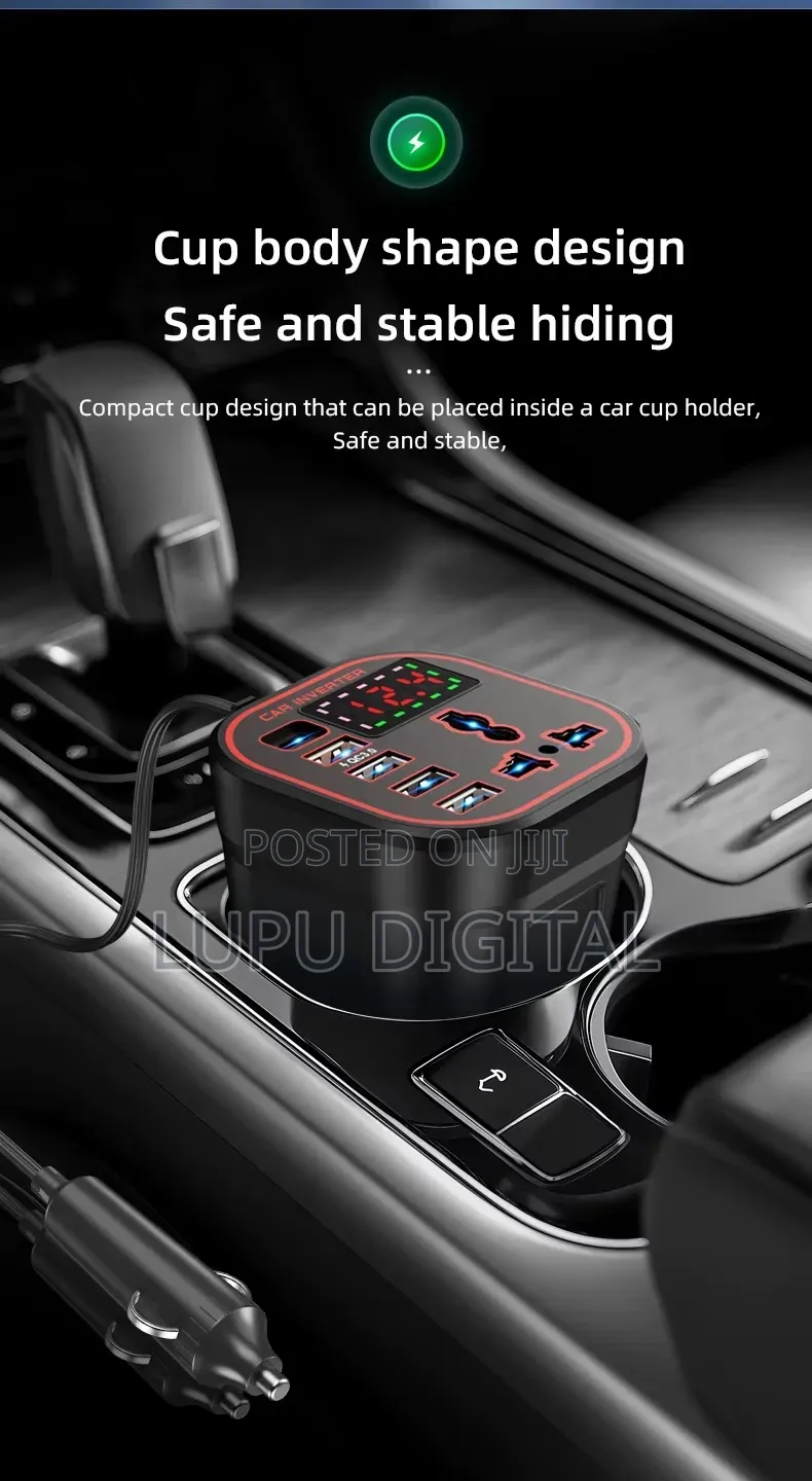 Car Power Inverter Single Phase 200W 50/60Hz DC/AC Converter
