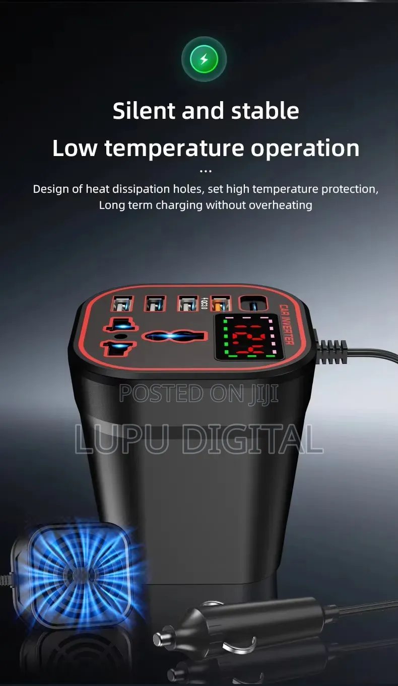 Car Power Inverter Single Phase 200W 50/60Hz DC/AC Converter