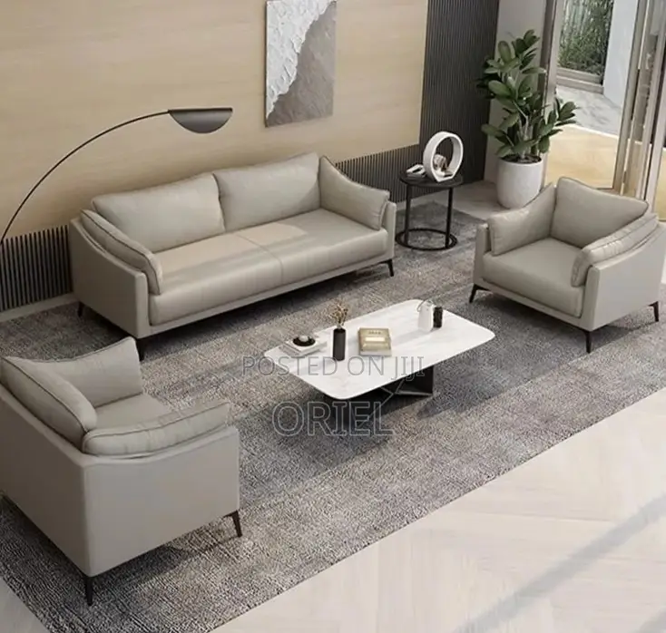 Office Sofa : 5-Seater Office Reception Lounge Sofa
