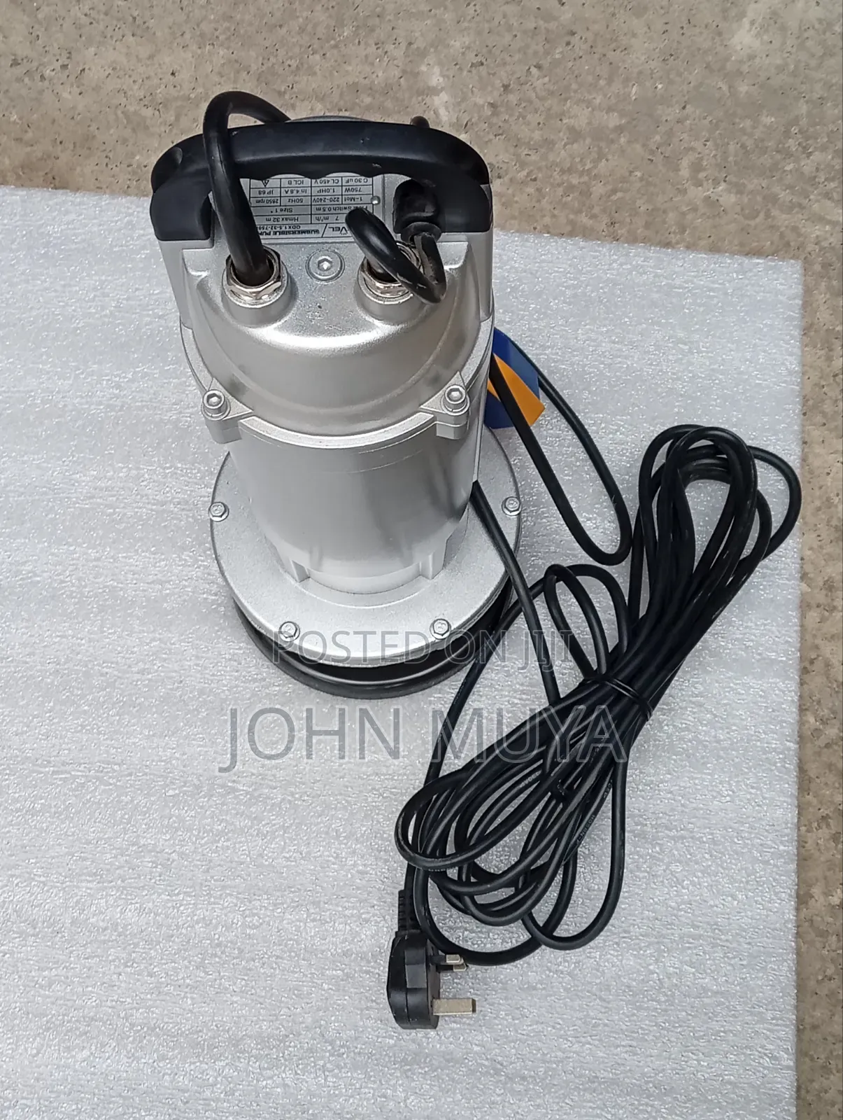 Heavy Duty Submersible Water Pump 750w/1.0Hp