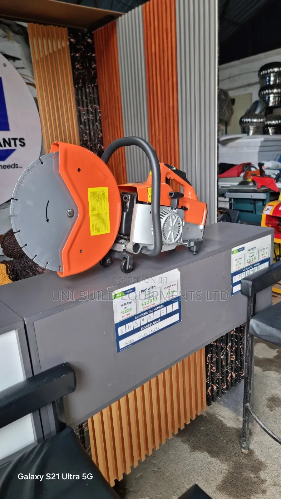 Petro Powerd Concrete Cut of Saw