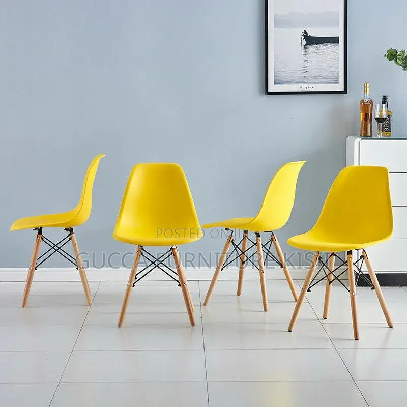 Home Chair; Eames Leg Wooden Chair