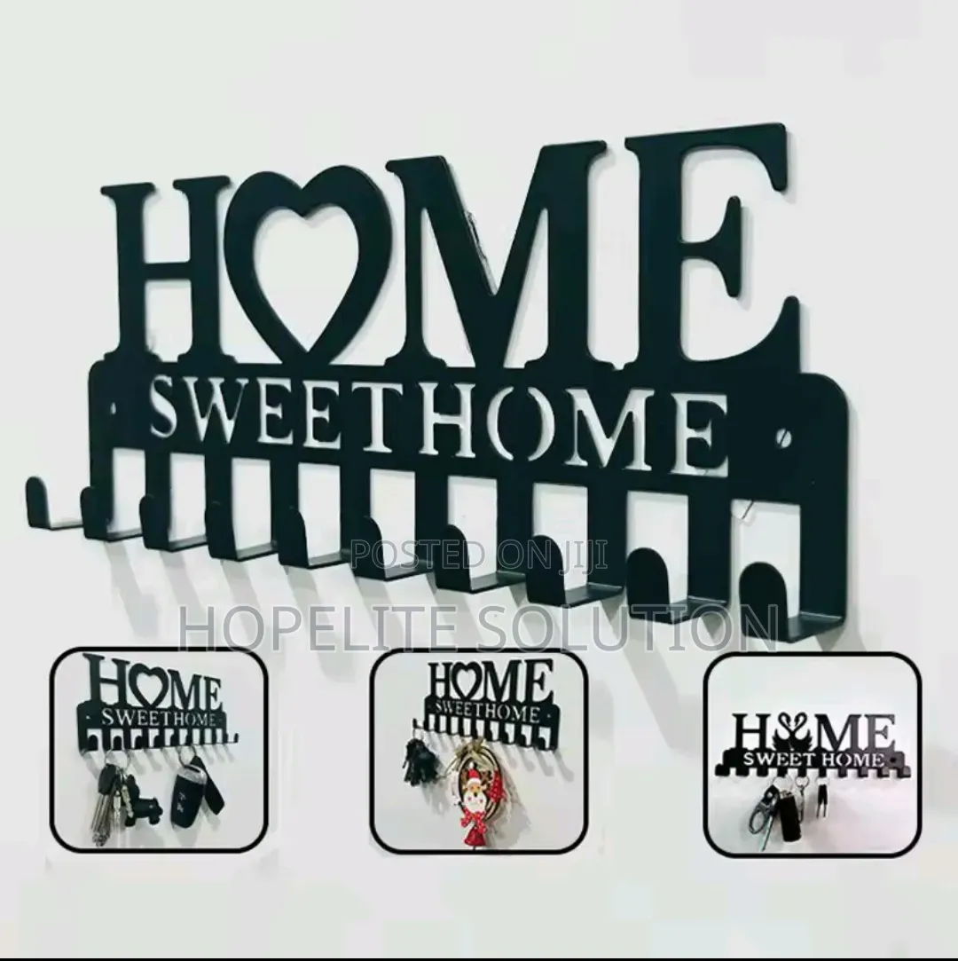 HOME SWEET HOME Stylish Mounted Key Organizer