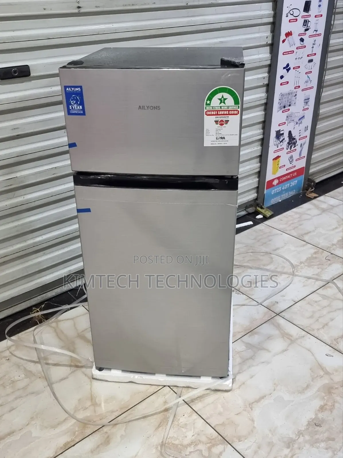 Ailyons Double Door Fridge 112 Liters