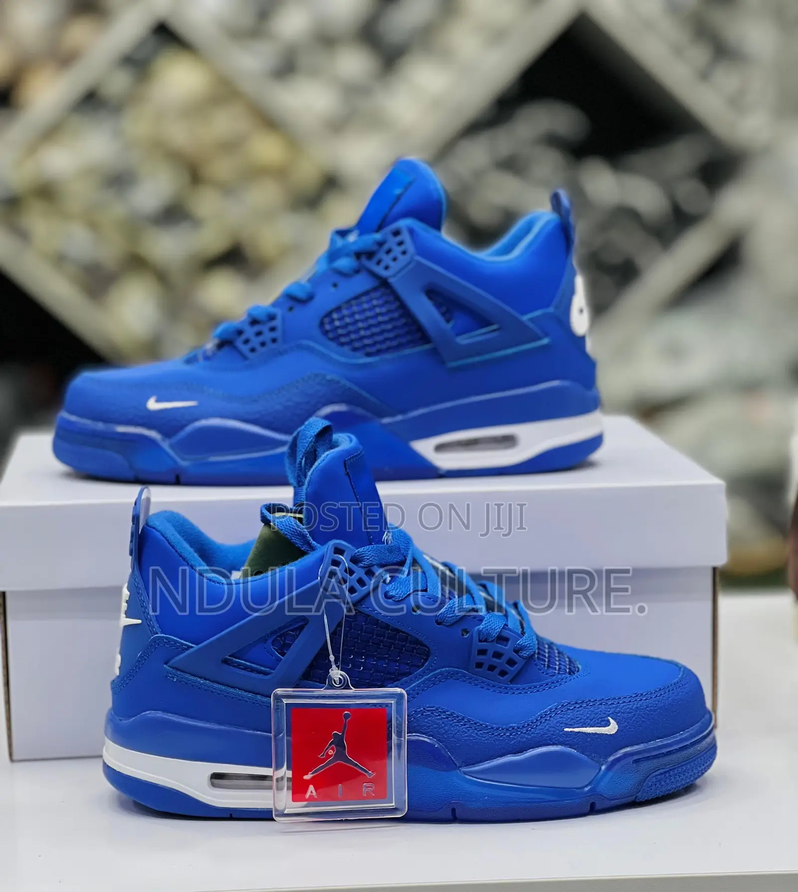 Nigel Sylvester X Air Jordan 4 Royal Blue