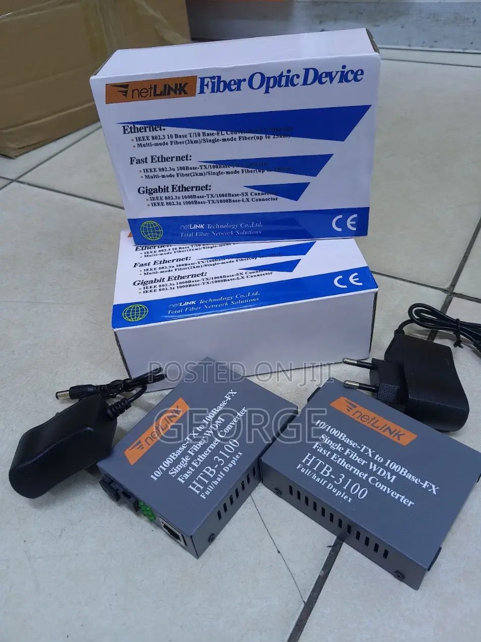 100Base Fiber Media Converter – Ethernet to Fiber Converter