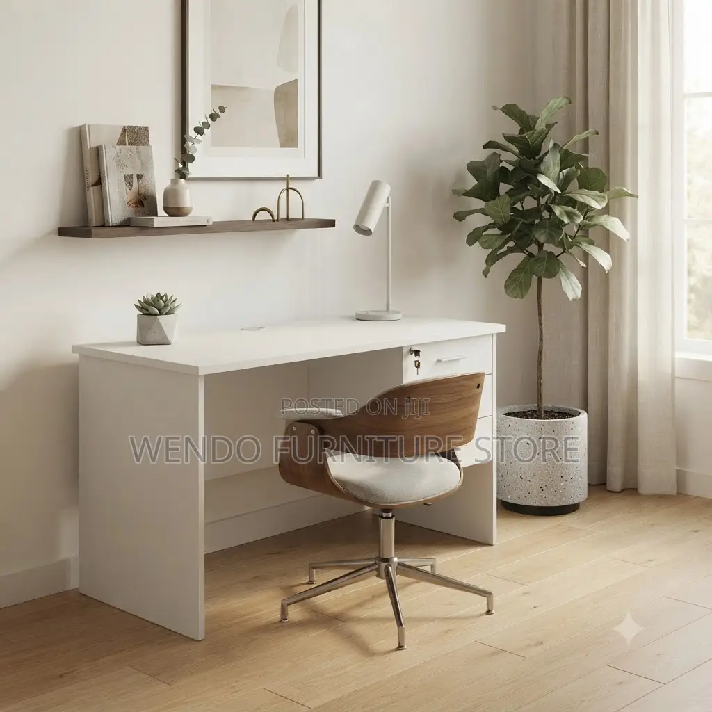 Office Desk; 0.9 Meter Organic Home Desks