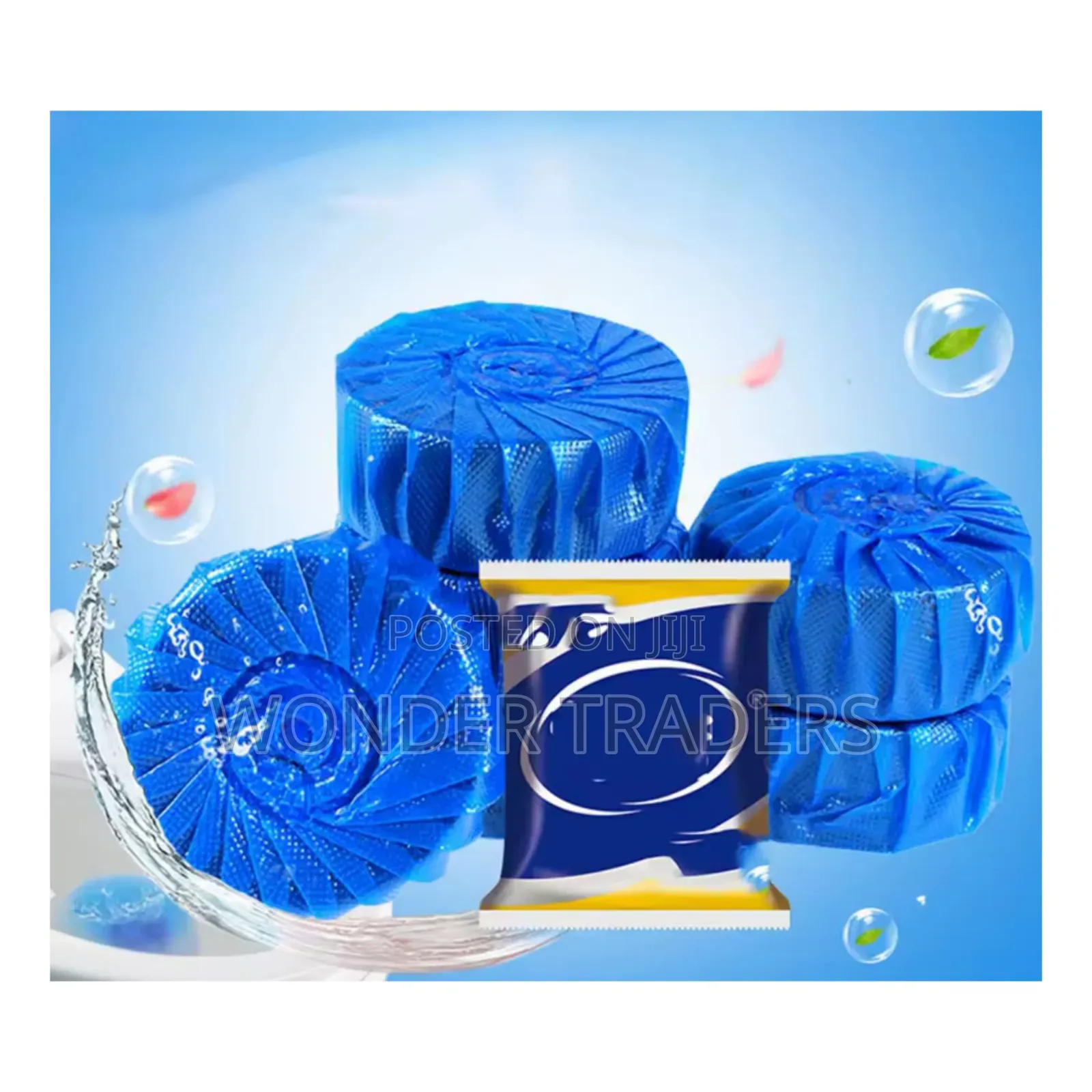 Blue Bubble Toilet Cleaner 
*1 Set 10pcsFor Sparkling Clean Toilet