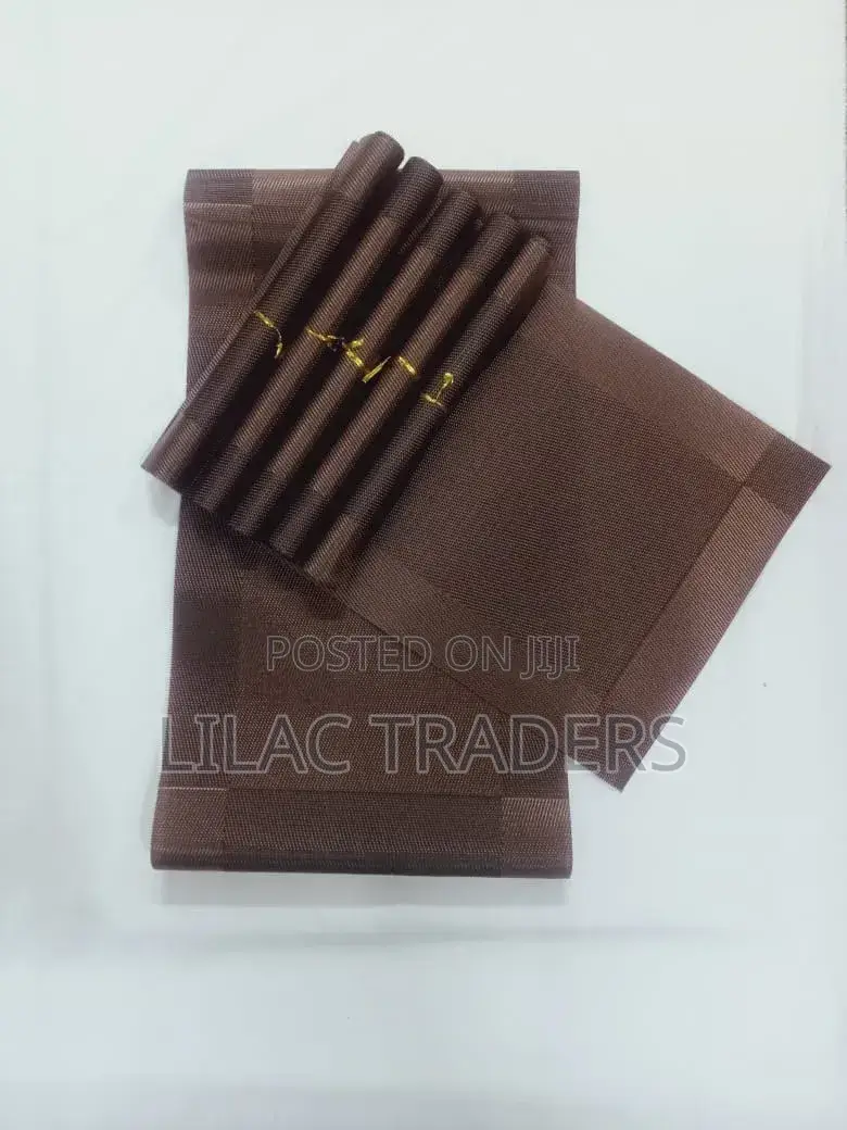 6pcs PVC Table Mats + One Table Runner( 30*180cm) *_Gale
