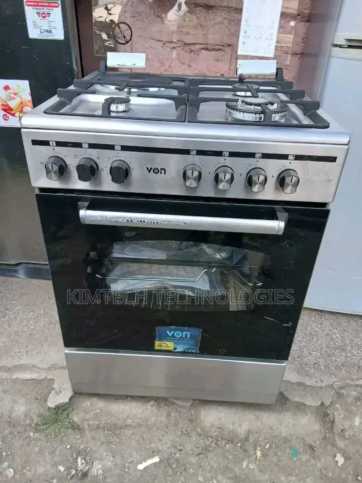 60*60 Von Cooker 3 Gas + 1 Electric Standing Cooker