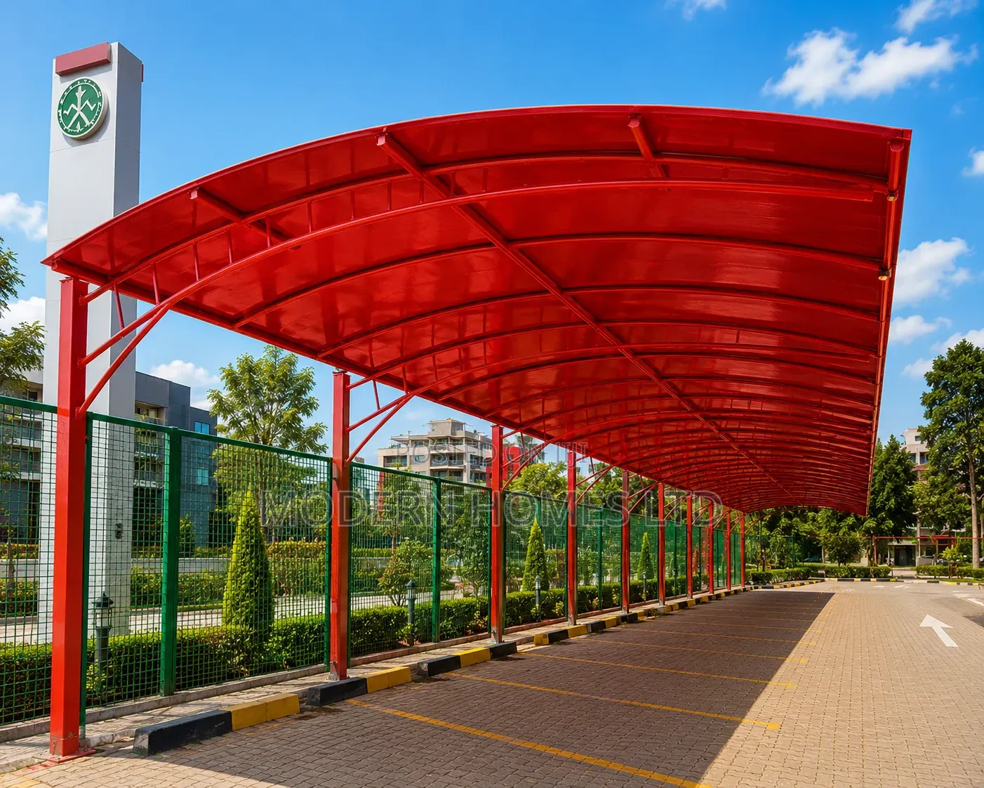 Modern Car Shades Parking Canopies - Custom Built Installed in Kenya