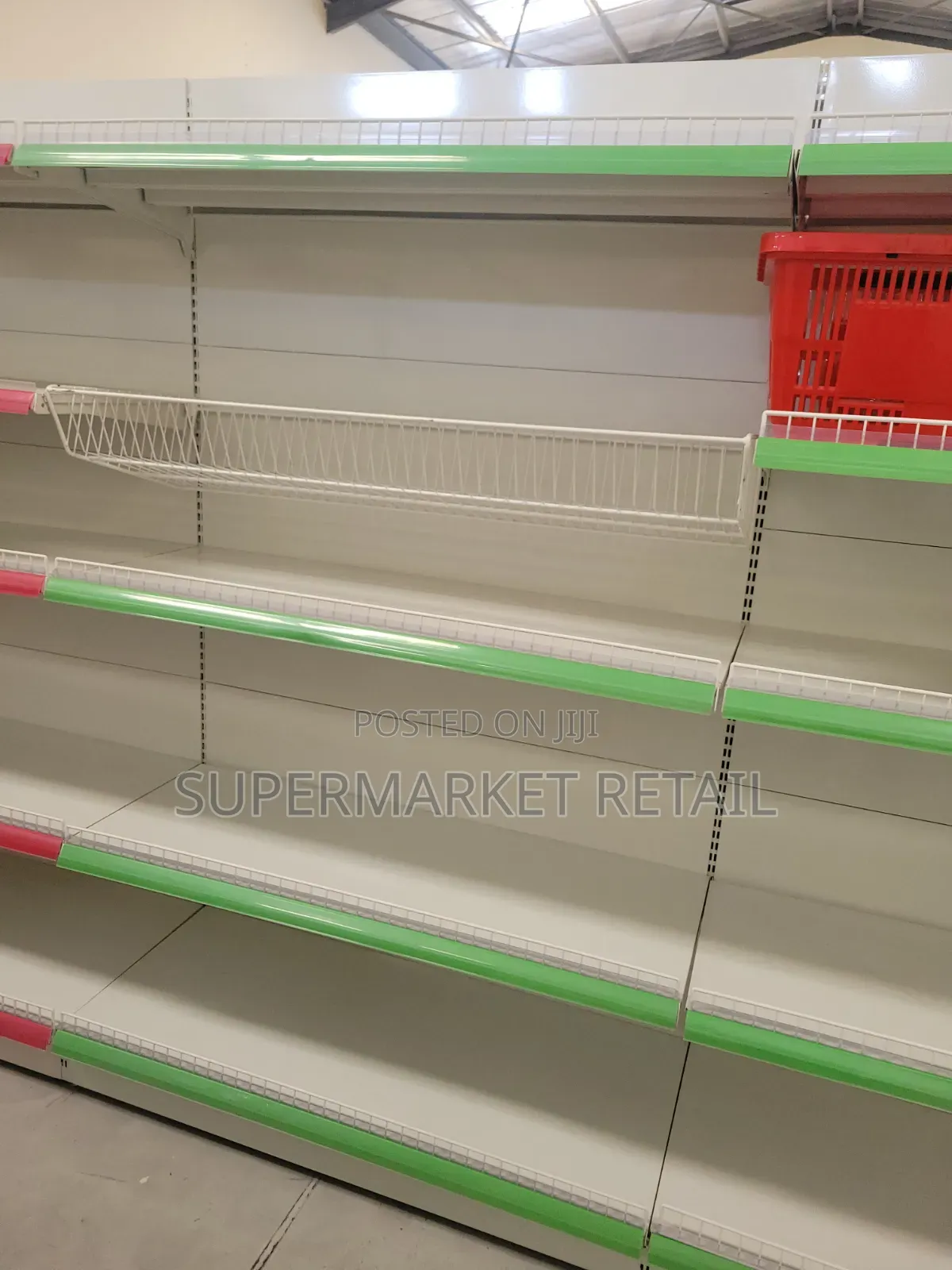 Premium Single-Sided Supermarket Shelves