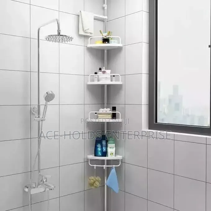 Multi Corner Bathroom Shelf Organizer -
Height 3.2m