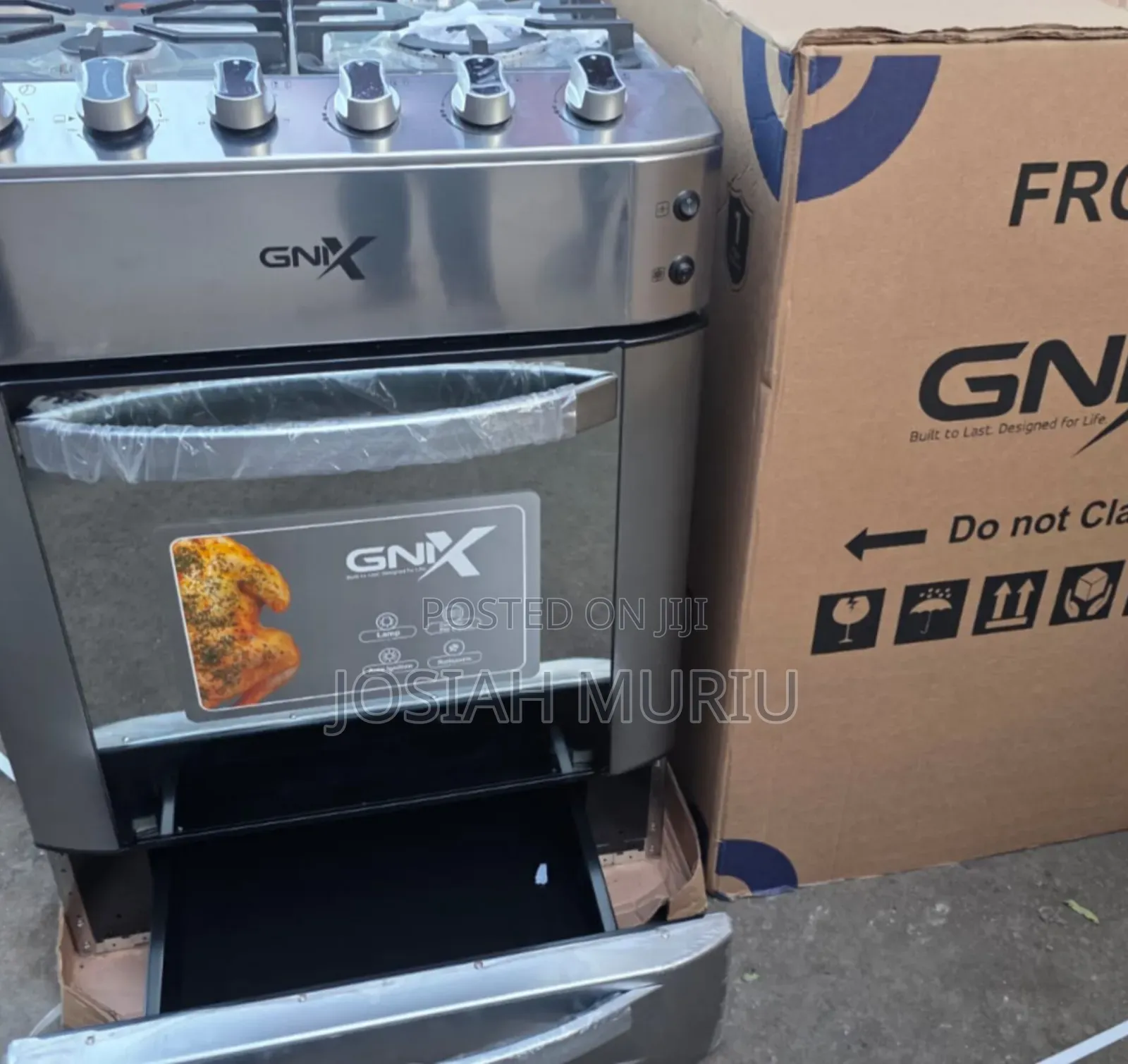 Gnix 60x60 Cooking Range With Food Warmer 3+1