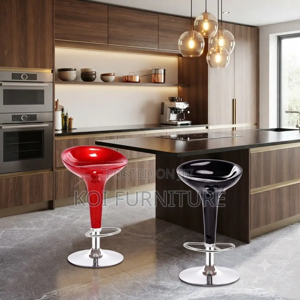 Barstool; Ergonomic Shaped Round Recliner Barstools