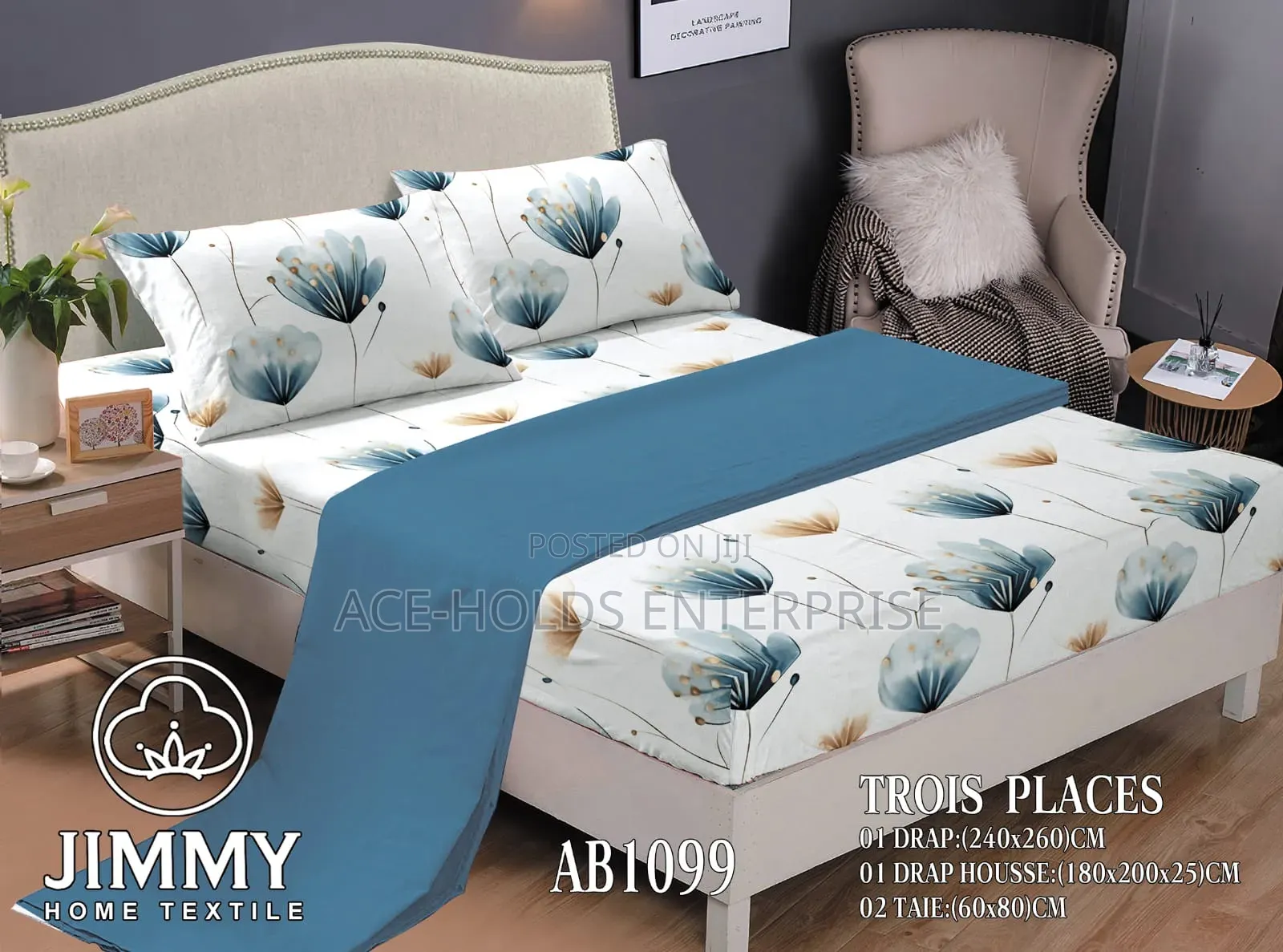 Fitted Mix and Match 
Bedsheet Jimmy 
Size 6×6 and 6*7