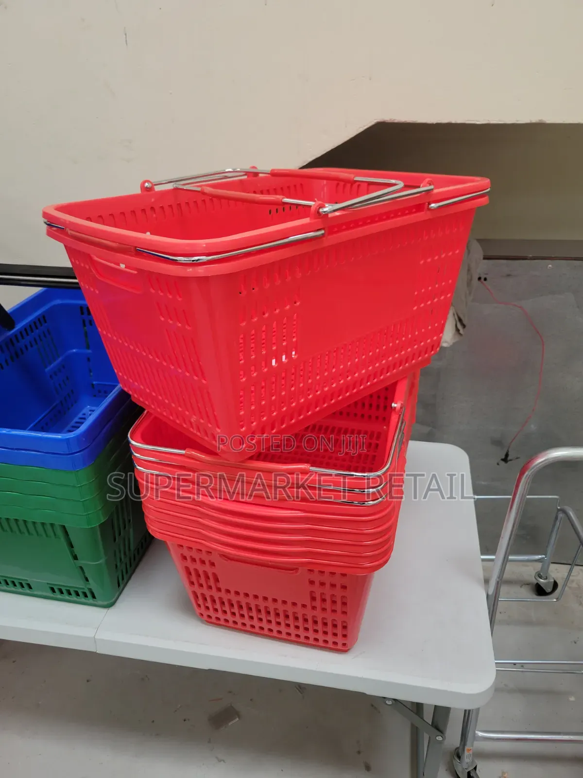 Durable Supermarket Shopping Baskets