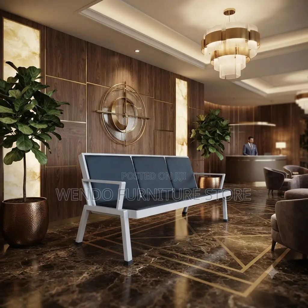 Office Benches; Upholstered Three Seaters Bench
