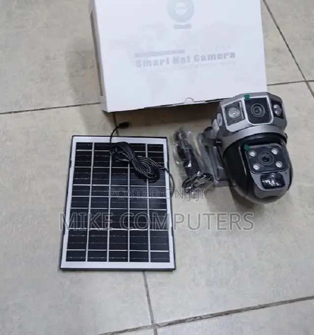 PTZ (Pan-Tilt-Zoom)Weatherproof 4G Solar Dual Lens – Outdoor