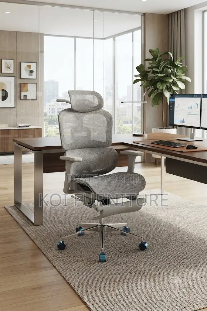 Office Chairs; White-Orthopedic Executive Extreme Office Chairs