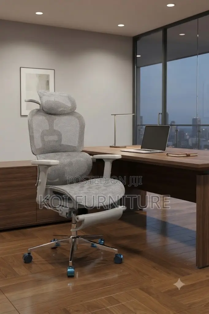 Office Chairs; White-Orthopedic Executive Extreme Office Chairs