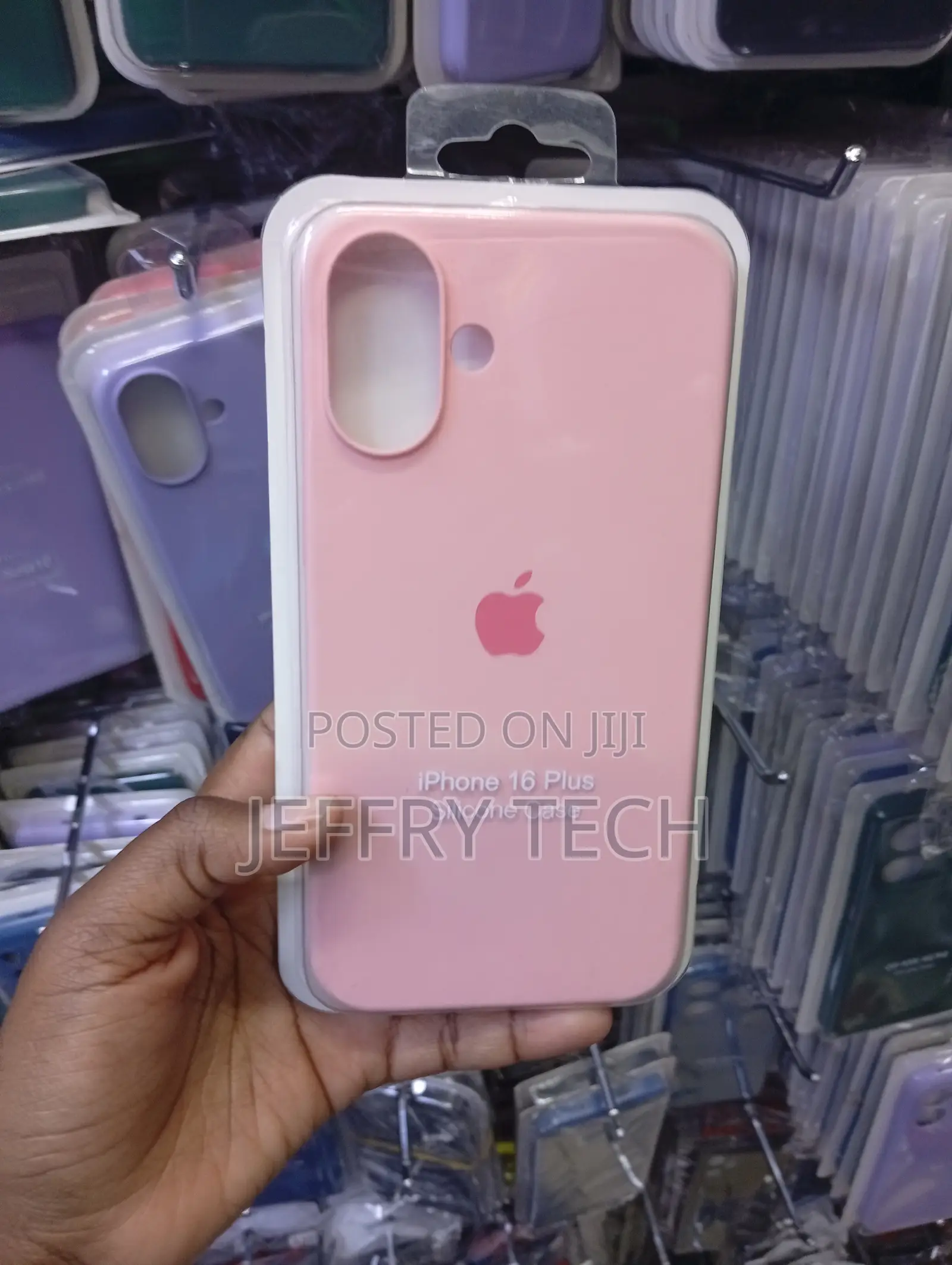 Apple Silicone Case Labeled for the iPhone 16 Plus