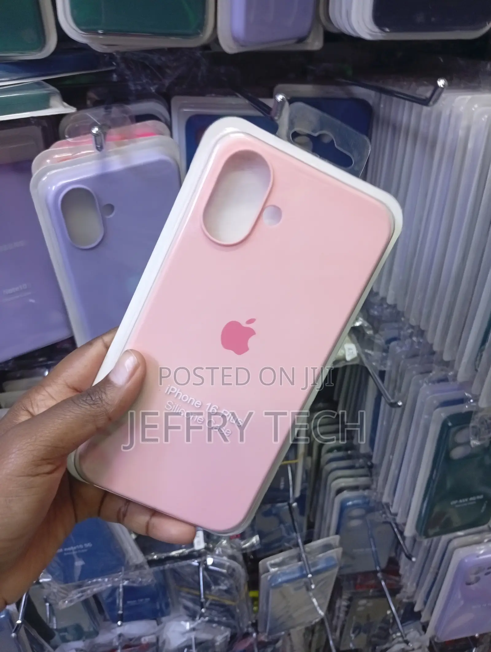 Apple Silicone Case Labeled for the iPhone 16 Plus