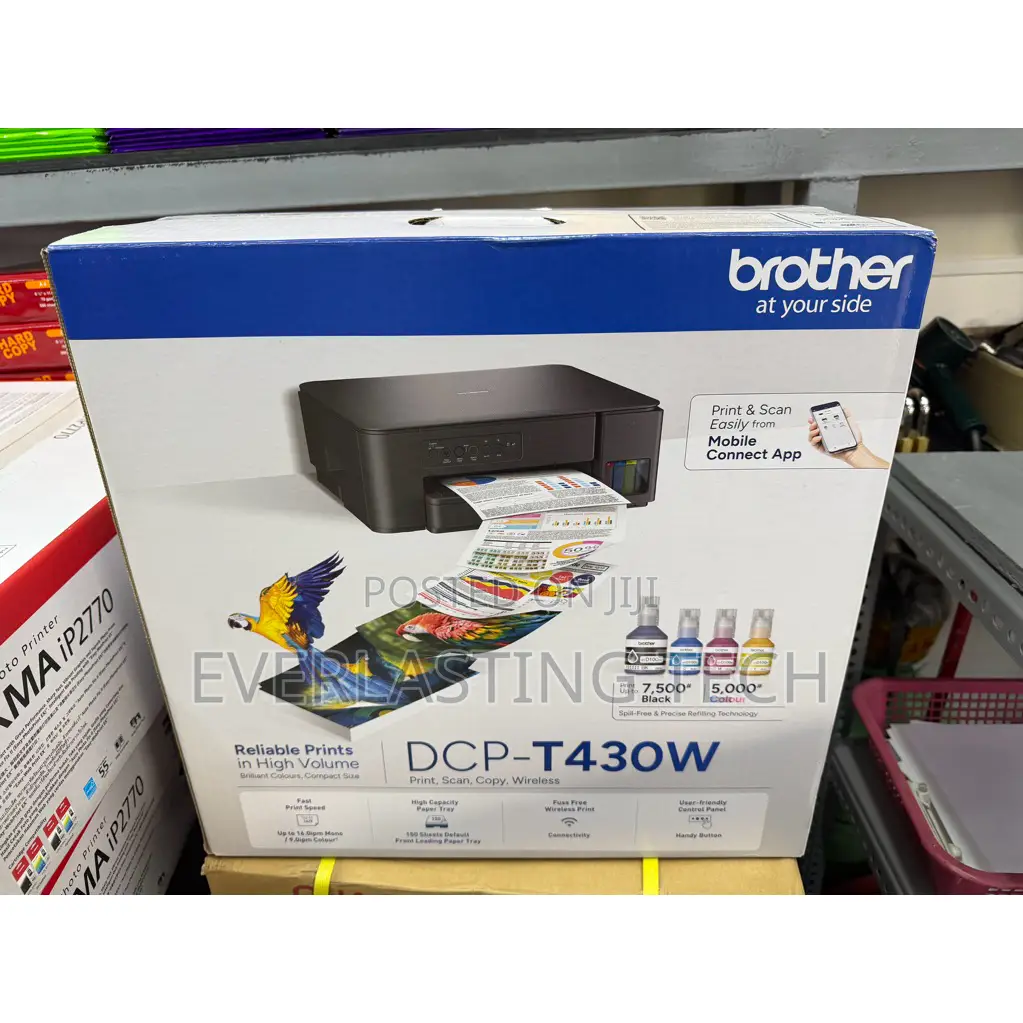 Brother DCP-T430W | Wireless 3-in-1 Ink Tank Printer