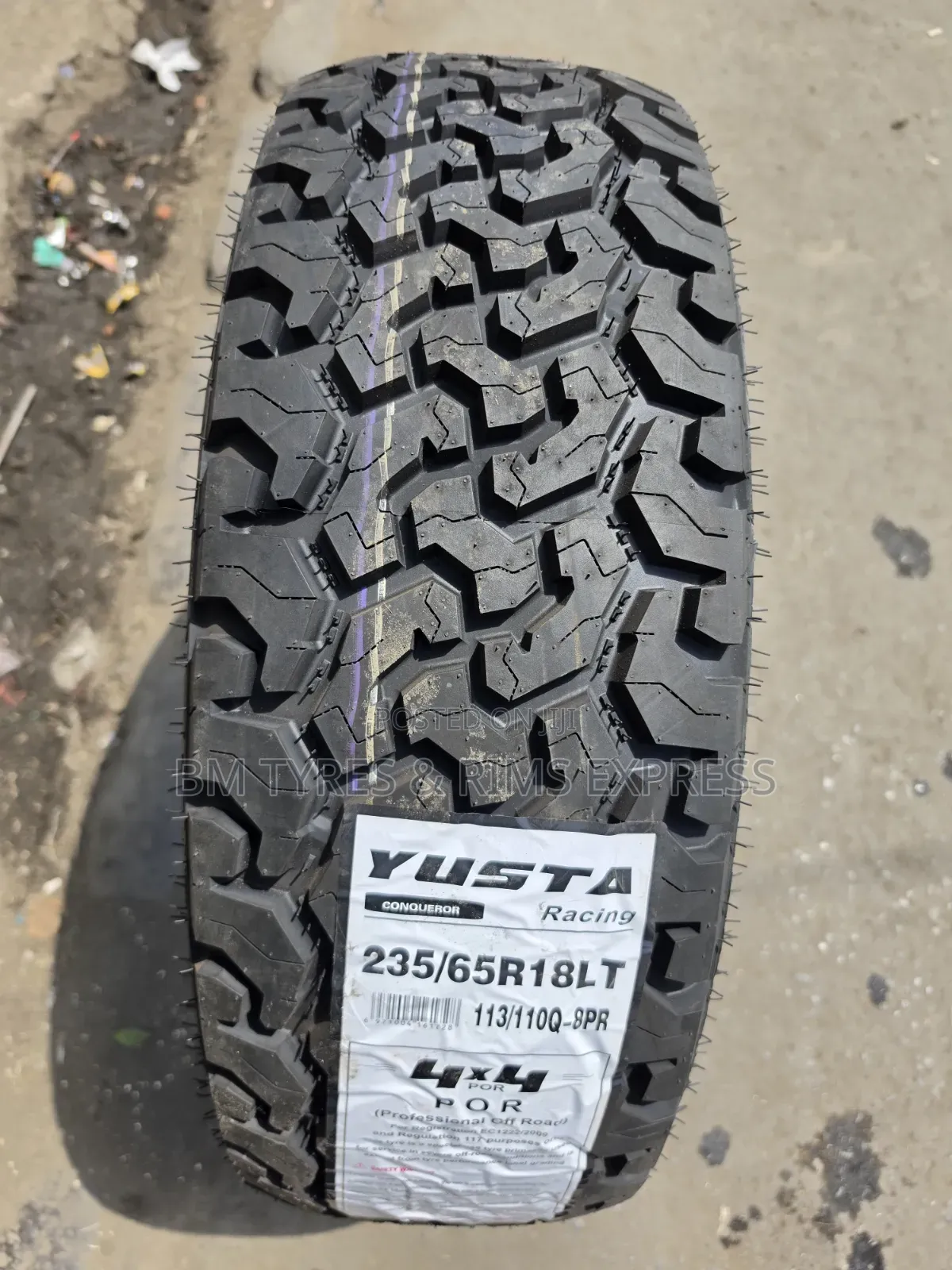 235 /65 R17 YUSTA (With White)