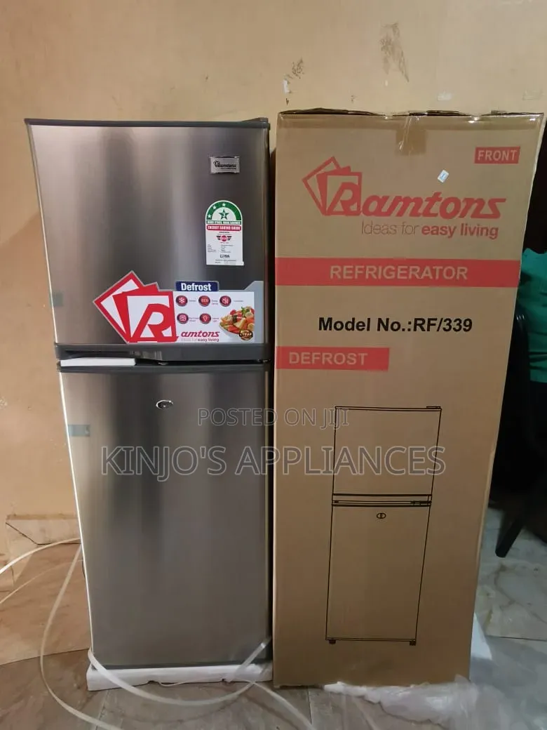 Ramtons 138 Litres Double Door Refrigerator / Fridge