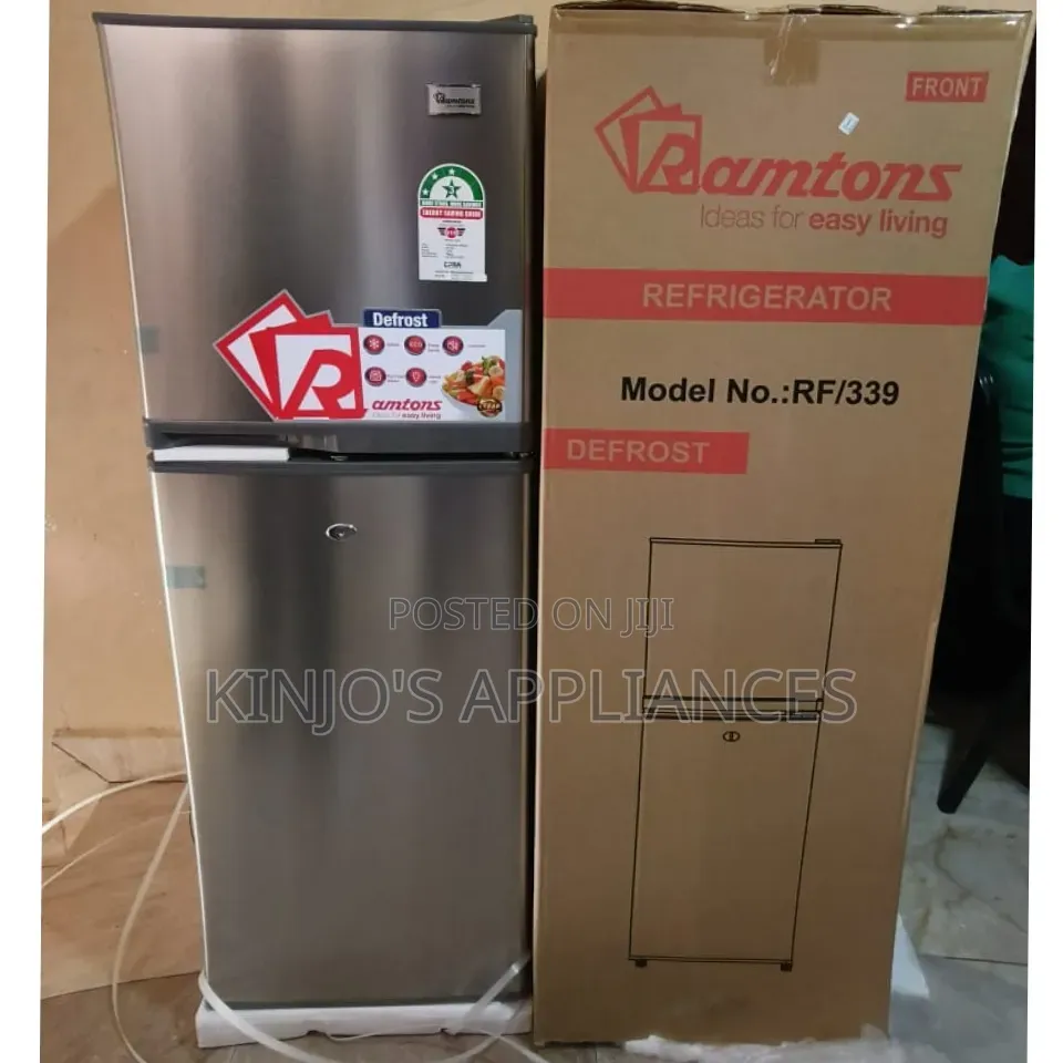 Ramtons 138 Litres Double Door Refrigerator / Fridge