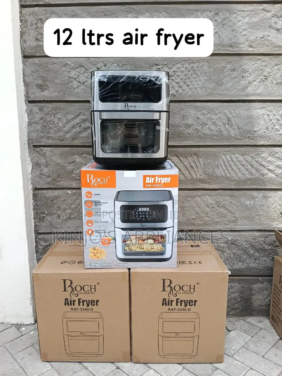 12 Litres Roch Digital Airfryer With Grill