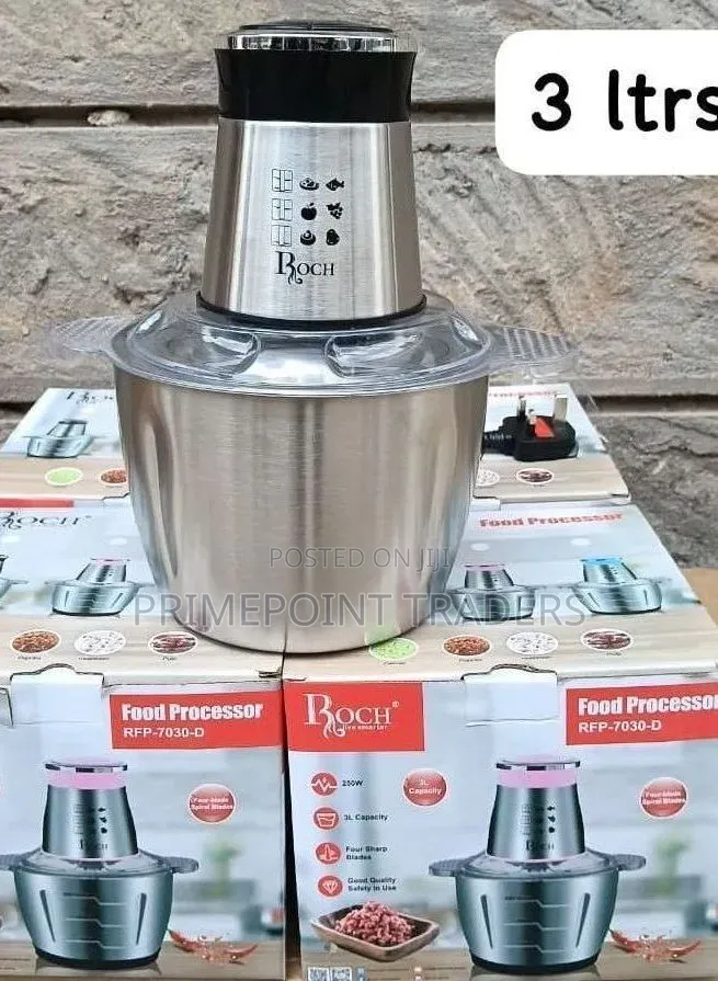 Roch 3L Food Processor – Powerful Convenient Food Preparation