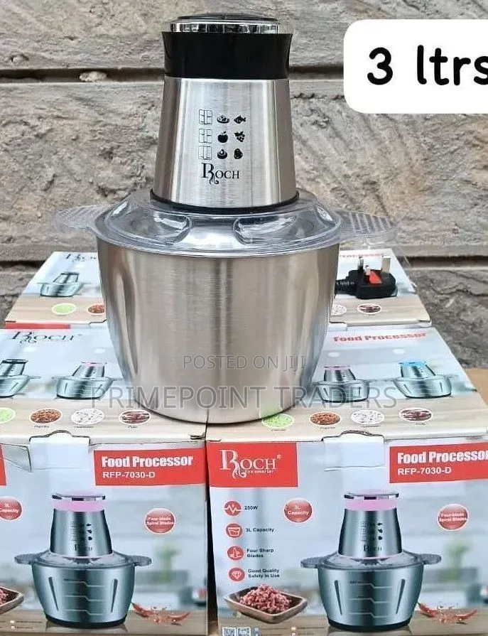 Roch 3L Food Processor – Powerful Convenient Food Preparation