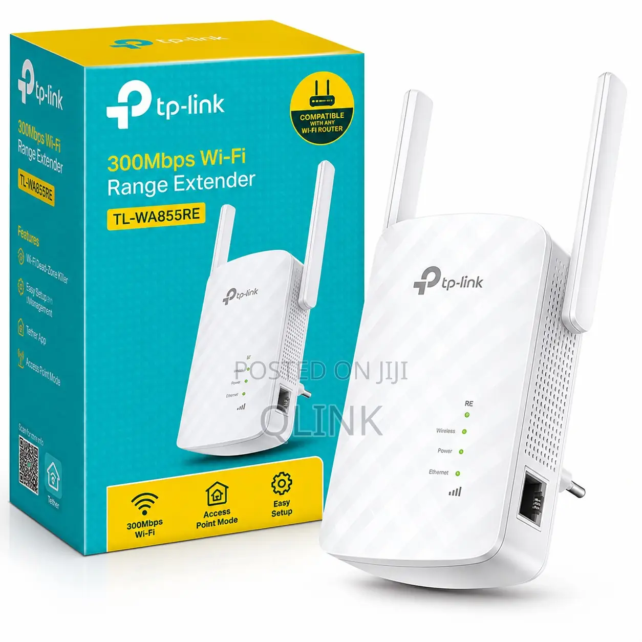 TP-Link 300Mbps Wi-Fi Range Extender - TL-WA855RE