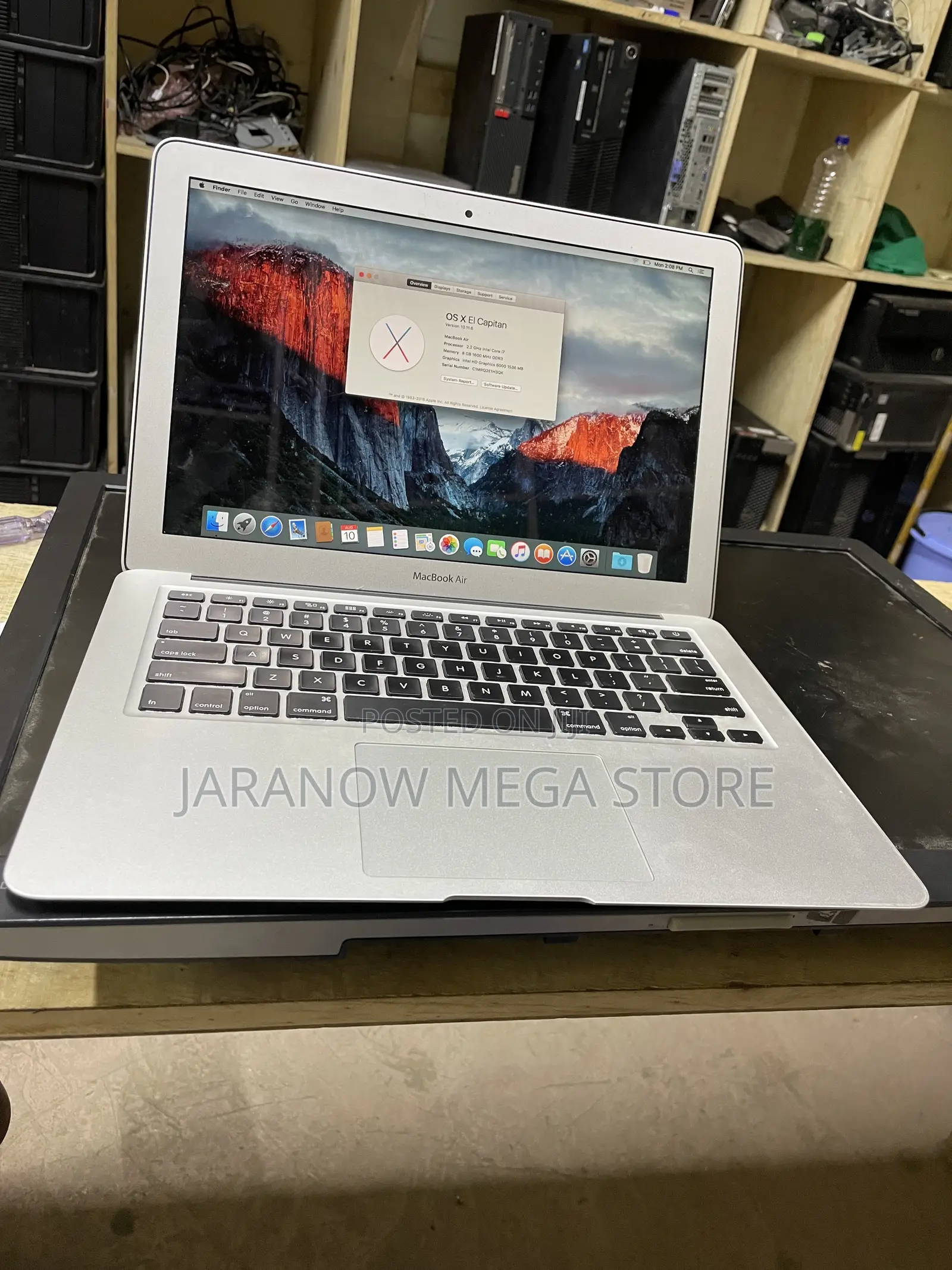 Laptop Apple MacBook Air 2015 8GB Intel Core i7 SSD 256GB