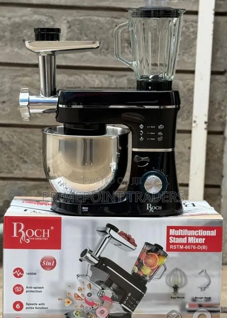 Roch 5-in-1 Multifunctional Stand Mixer – Versatile Kitchen Helper