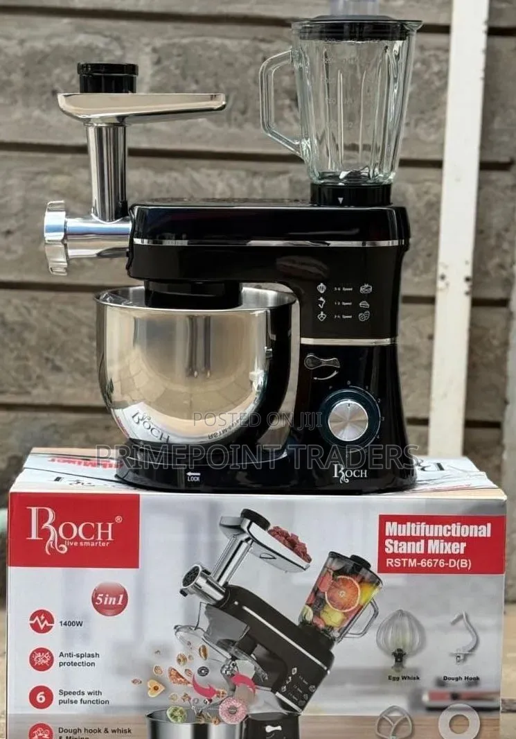 Roch 5-in-1 Multifunctional Stand Mixer – Versatile Kitchen Helper