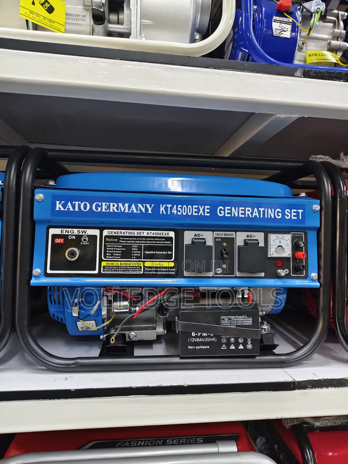 Kato Germany KT4500EXE 5kVA Gasoline Generato, Electric Start