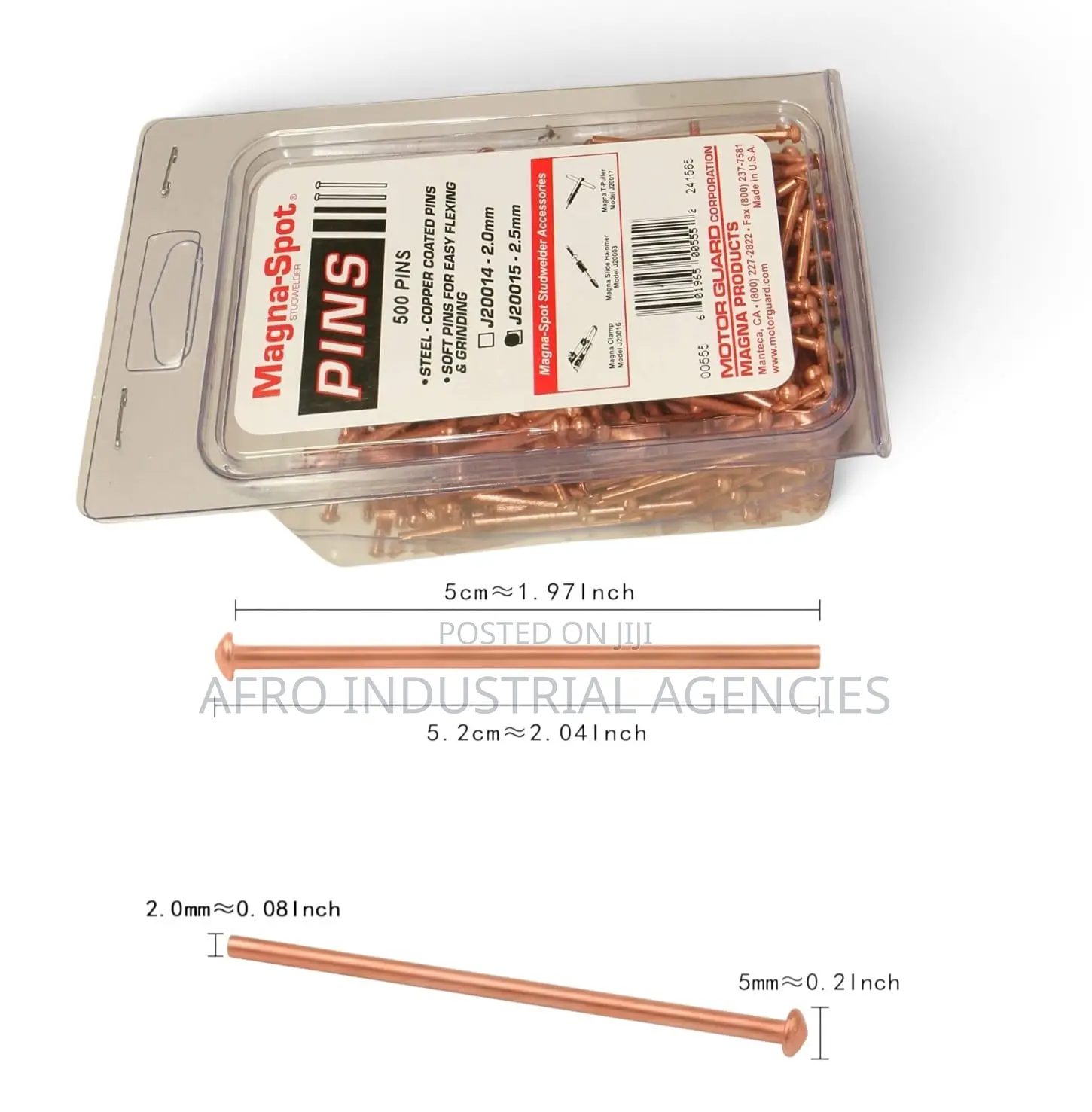 Magna Spot Draw Pins 2mm
