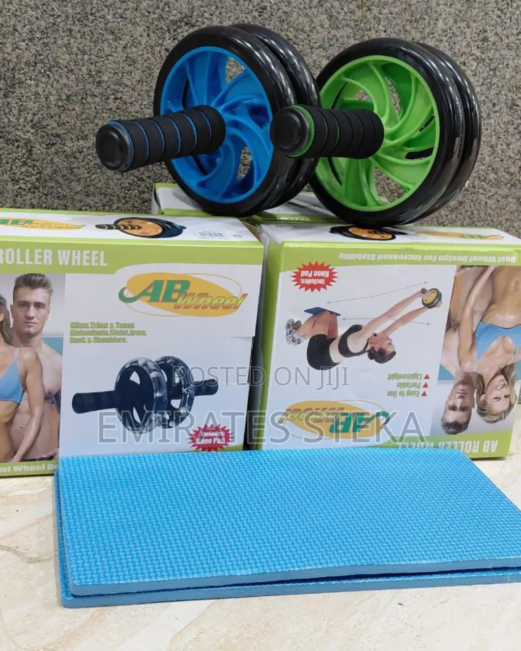 AB Wheel Roller Workout Arm and Waist Fitness Exerciser Wheel