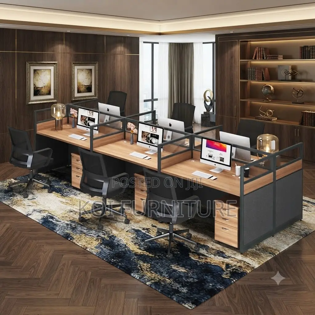 Office Workstation; Six Users Partitioned Office Workstation
