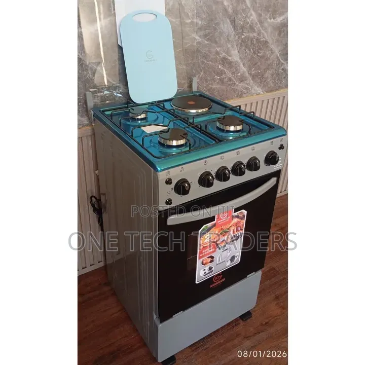 Standing Cooker 3+1 Eurochef, Electric Oven