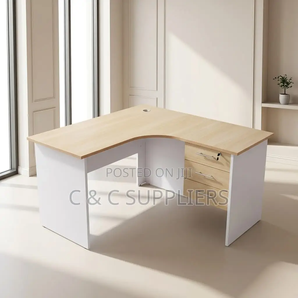 Custom Curved Home Study Desk-1.2m