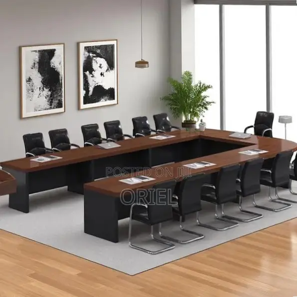 Office Table : U-Shaped 600CM Boardroom Meeting Table