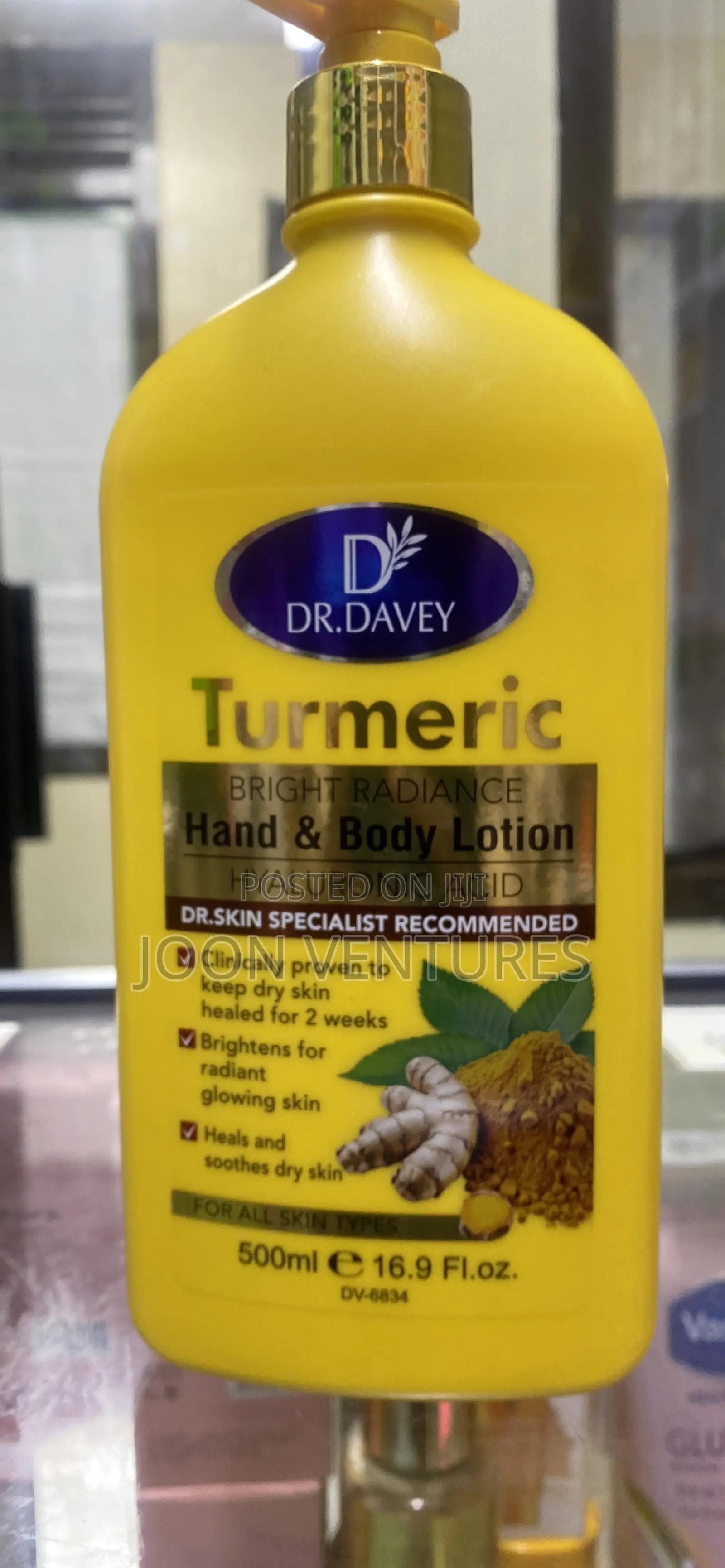 Dr.davey Turmeric Hand and Body Lotion