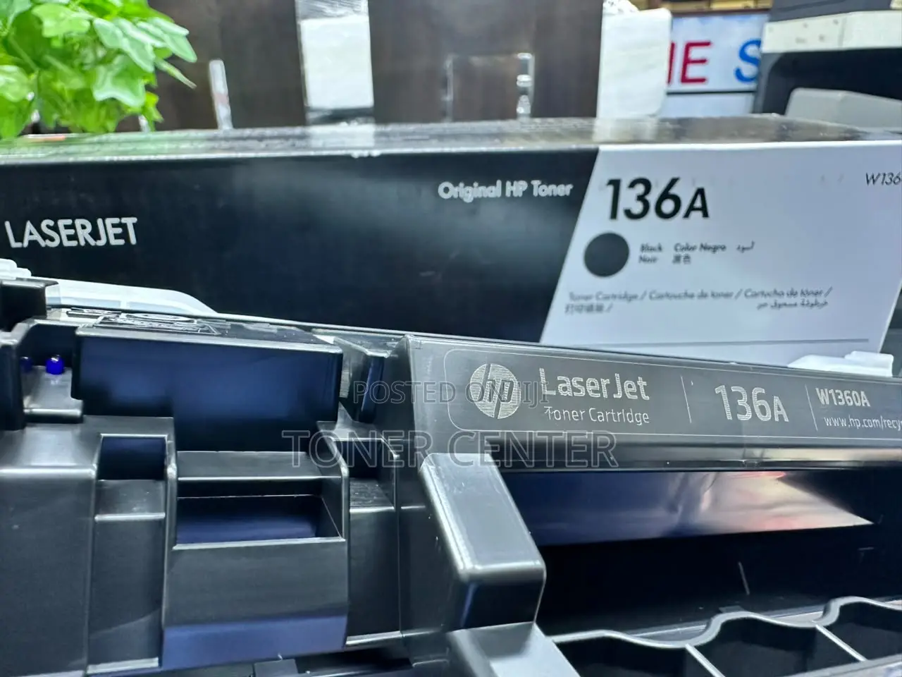 HP 136A Black LaserJet Toner (W1360A) – Durable Genuine Cartridge