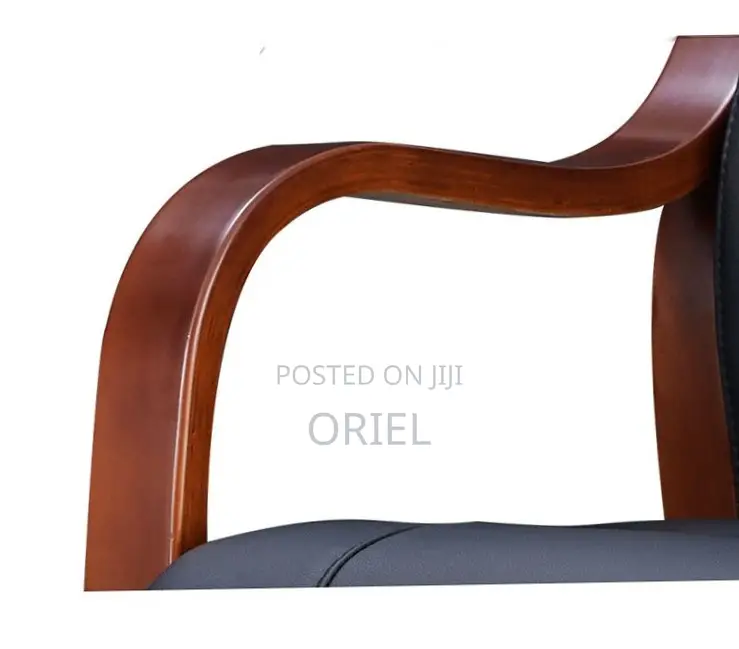 Office Chair Mahogany Frame Office Leather Chair
