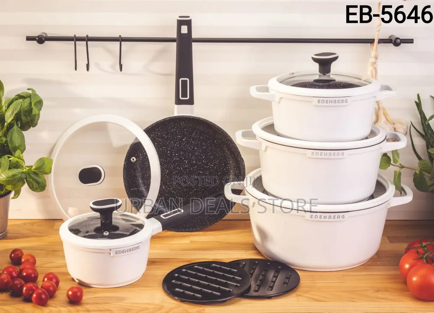 Edenburg Cookware Set – 12 Pieces